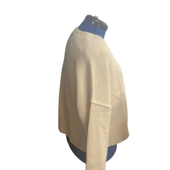 LILLUSORY Women’s Soft Knit Oversized Short Button Down Sweater Cardigan XL TAN - Picture 5 of 14